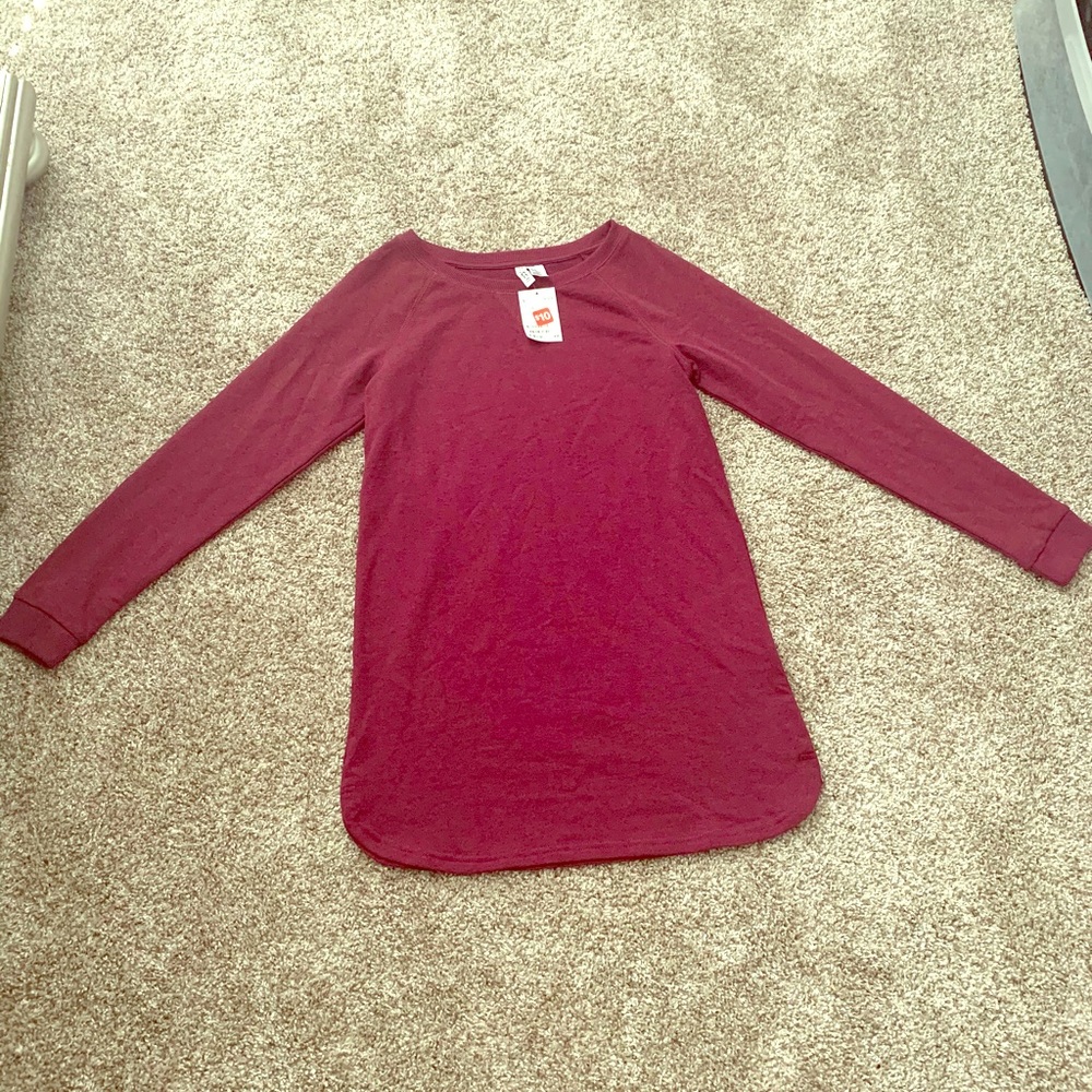 Burgundy Midi Dress